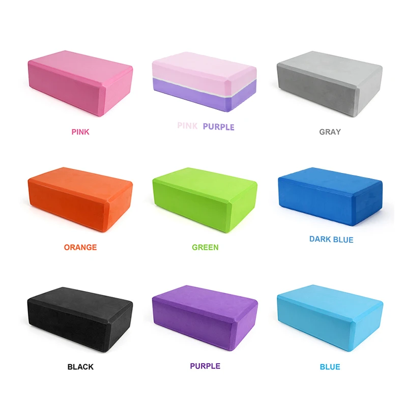 Pilates Yoga Block Exercises - Alat Peraga Blok Yoga Busa EVA