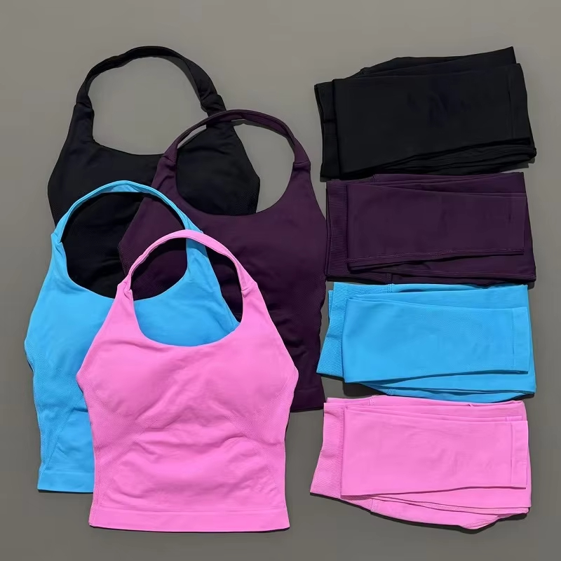 Pilates Yoga Set - 2 Set Pakaian Olahraga Wanita Yoga