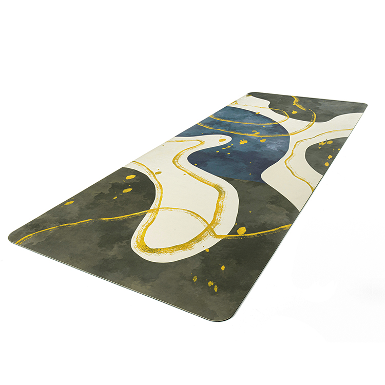 Pilates X Yoga - Matras Yoga PU dengan Logo Kustom
