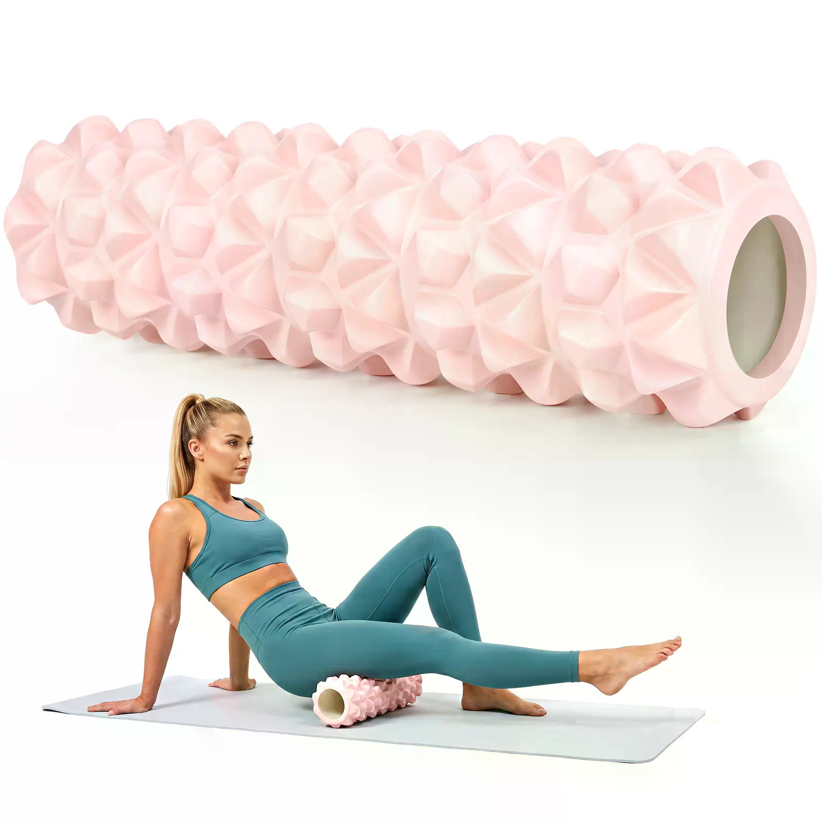 Pilate Yoga Workout - Roller Busa 12-Inci – Peralatan Kebugaran,