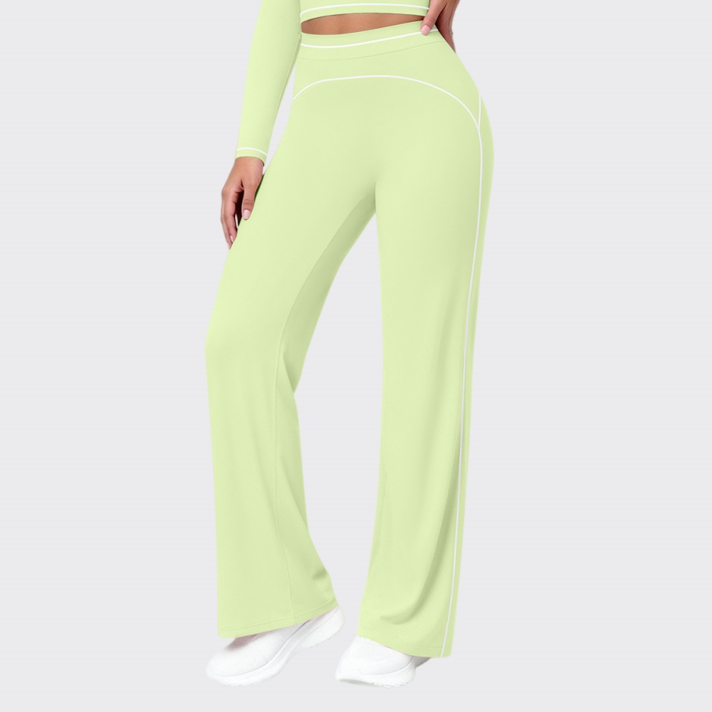 Pilate Yoga Workout - Celana Wanita Model High Waist Flared,