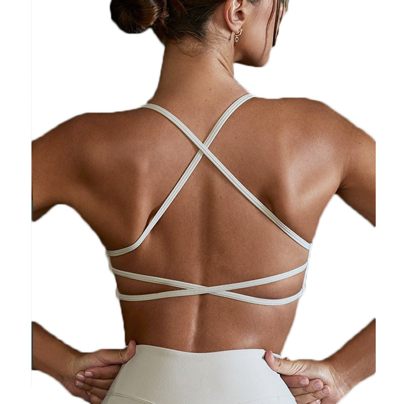 Pilate Yoga Workout - Aiithuug Bra Yoga Punggung Silang Bra
