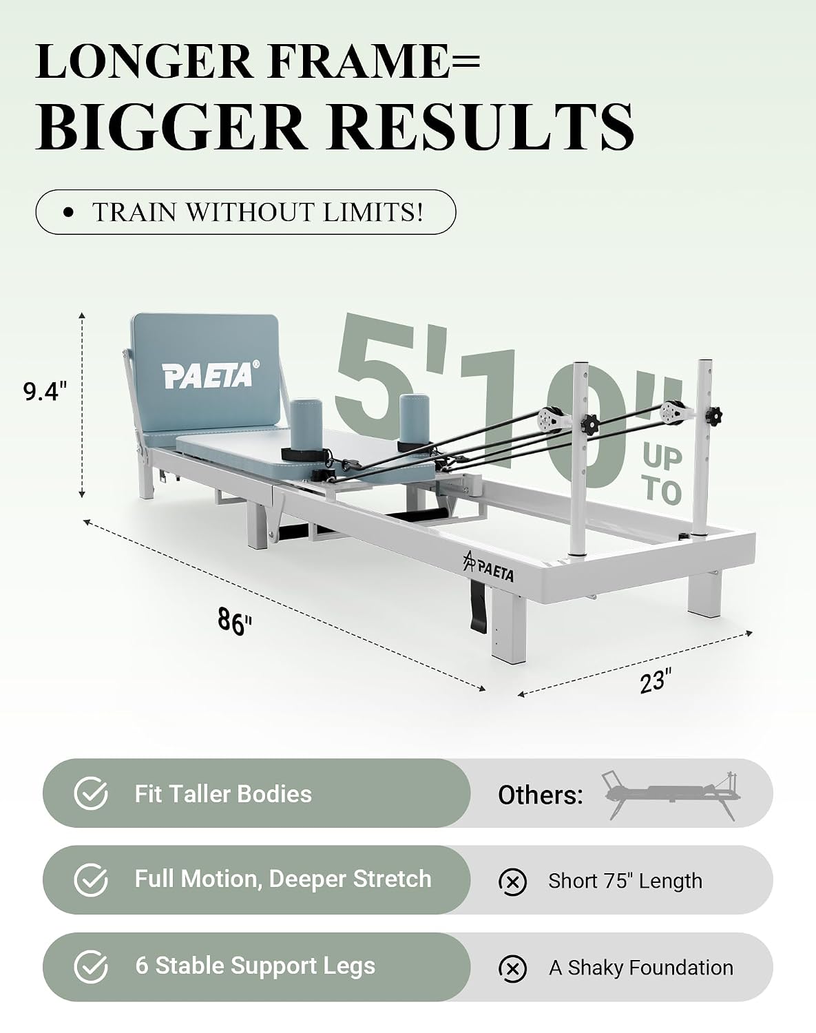 Mesin Pilates Reformer Lipat u - Pilates Reformer Spring ulasan dan harga
