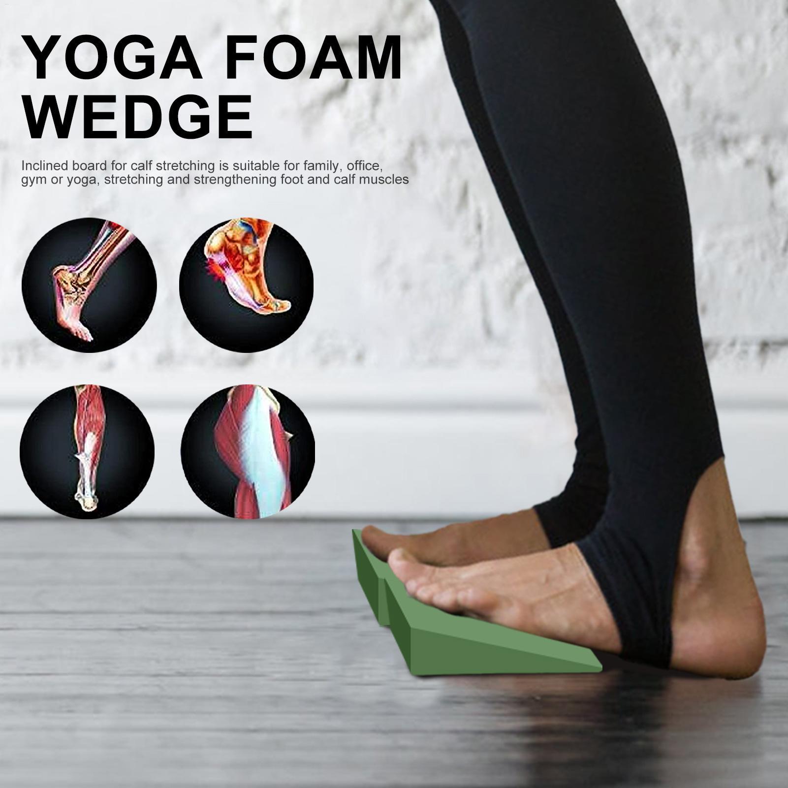Blok Yoga Wedge dari Busa EVA, - Pilates Yoga Block Exercises ulasan dan harga