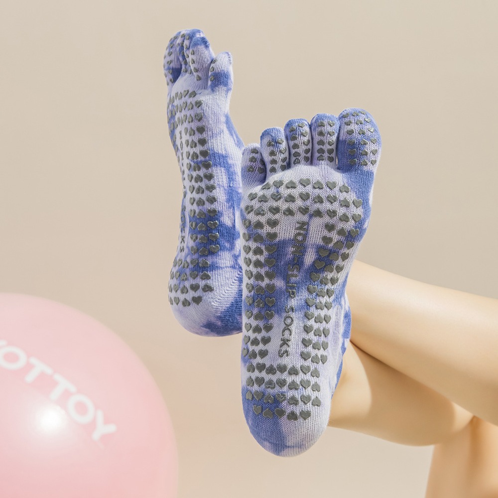 Kaos Kaki Wanita Tie-Dye denga - Pilate Yoga Workout ulasan dan harga