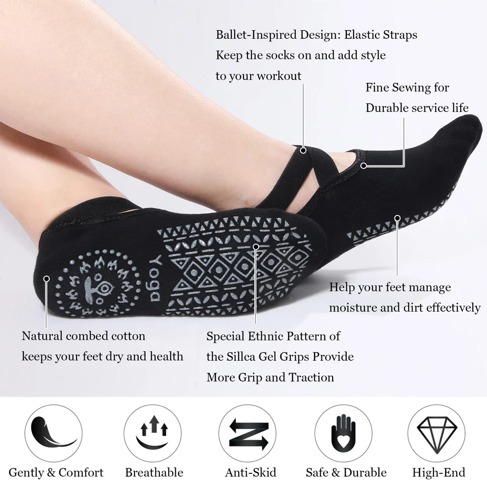 1 Pasang Kaus Kaki Yoga untuk  - Pilate Yoga Workout ulasan dan harga