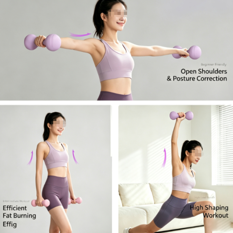 Dumbbell Kebugaran Wanita 1.0K - Pilates Yoga Tone ulasan dan harga