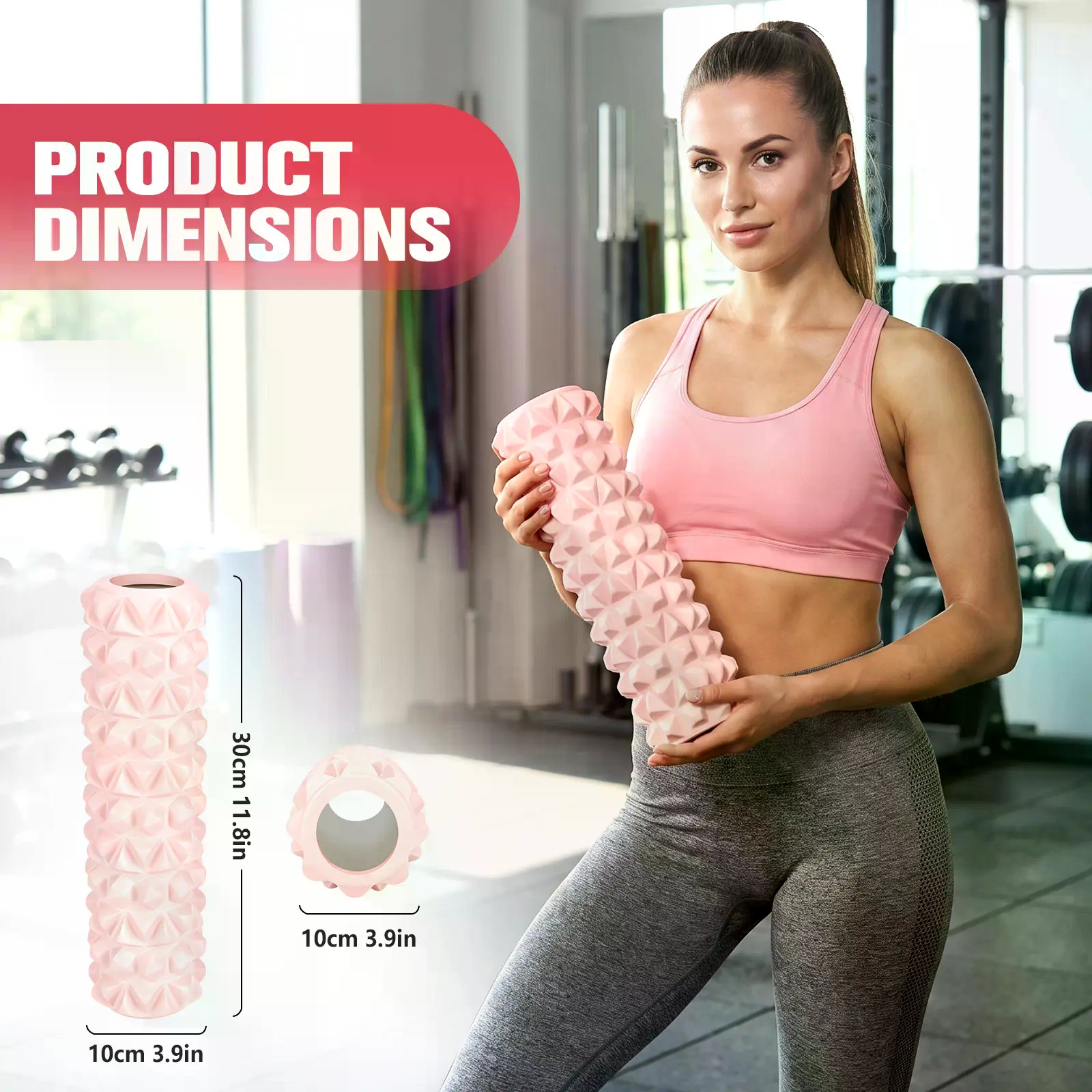 Roller Busa 12-Inci – Peralata - Pilate Yoga Workout ulasan dan harga