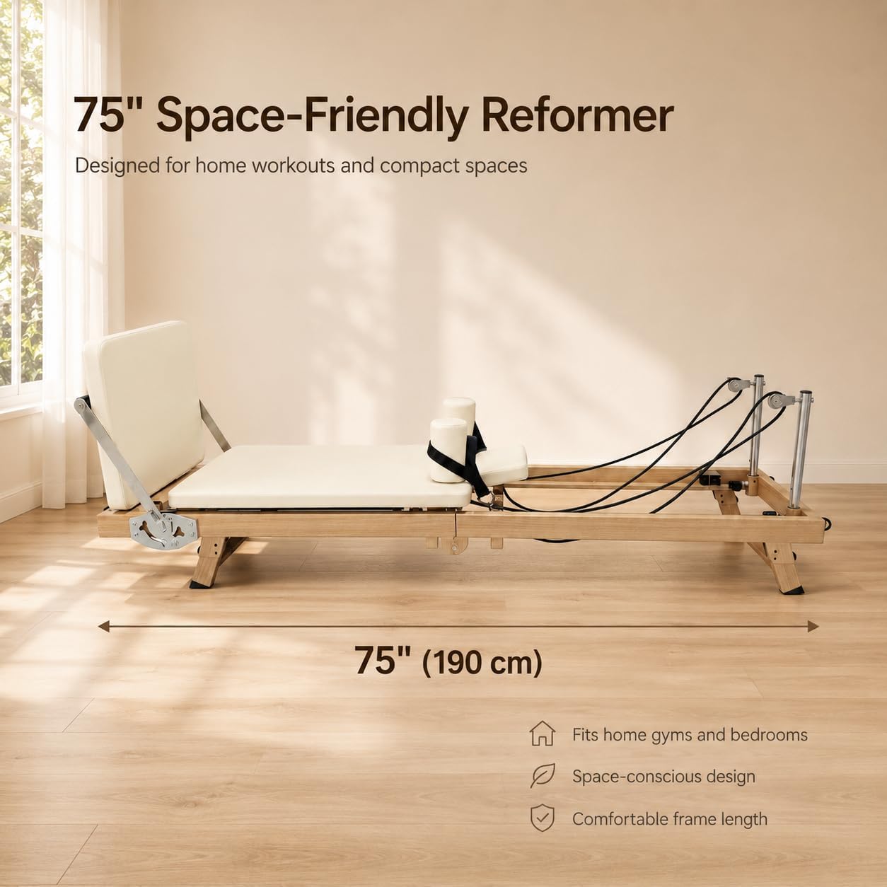 Mesin Pilates Reformer Lipat 7 - Pilates Reformer Spring ulasan dan harga