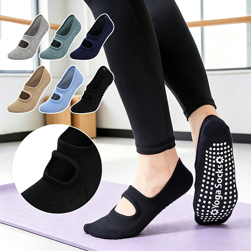 Kaus Kaki Yoga Wanita Anti-Sel - Pilate Yoga Workout ulasan dan harga