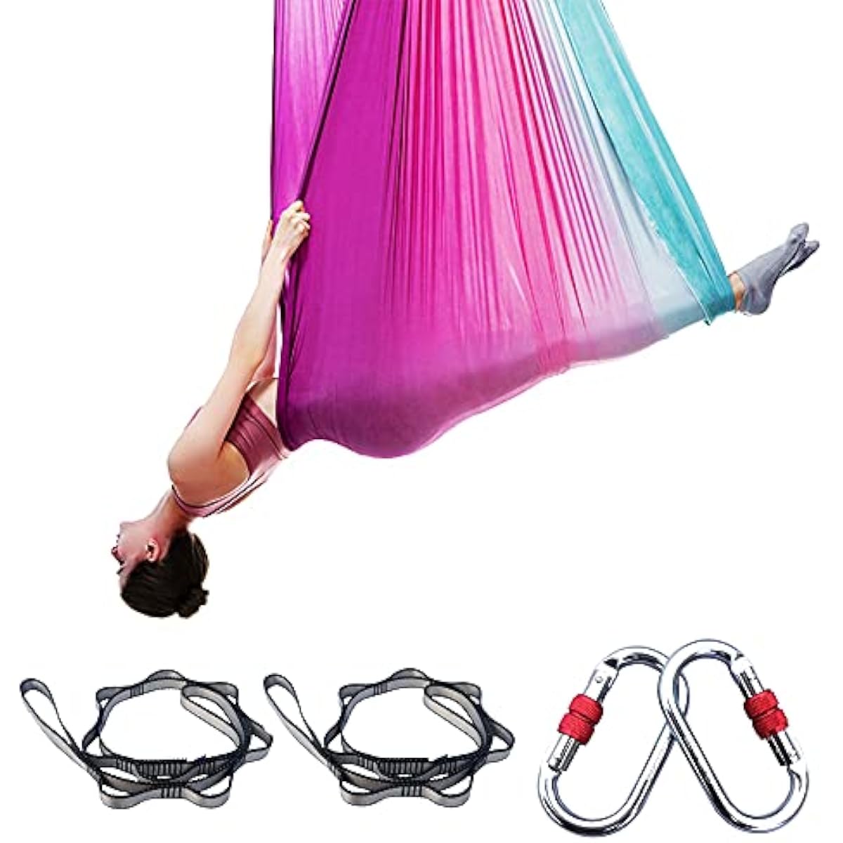 Hammock Yoga Udara 5M x 2.8M W - Pilates X Yoga ulasan dan harga