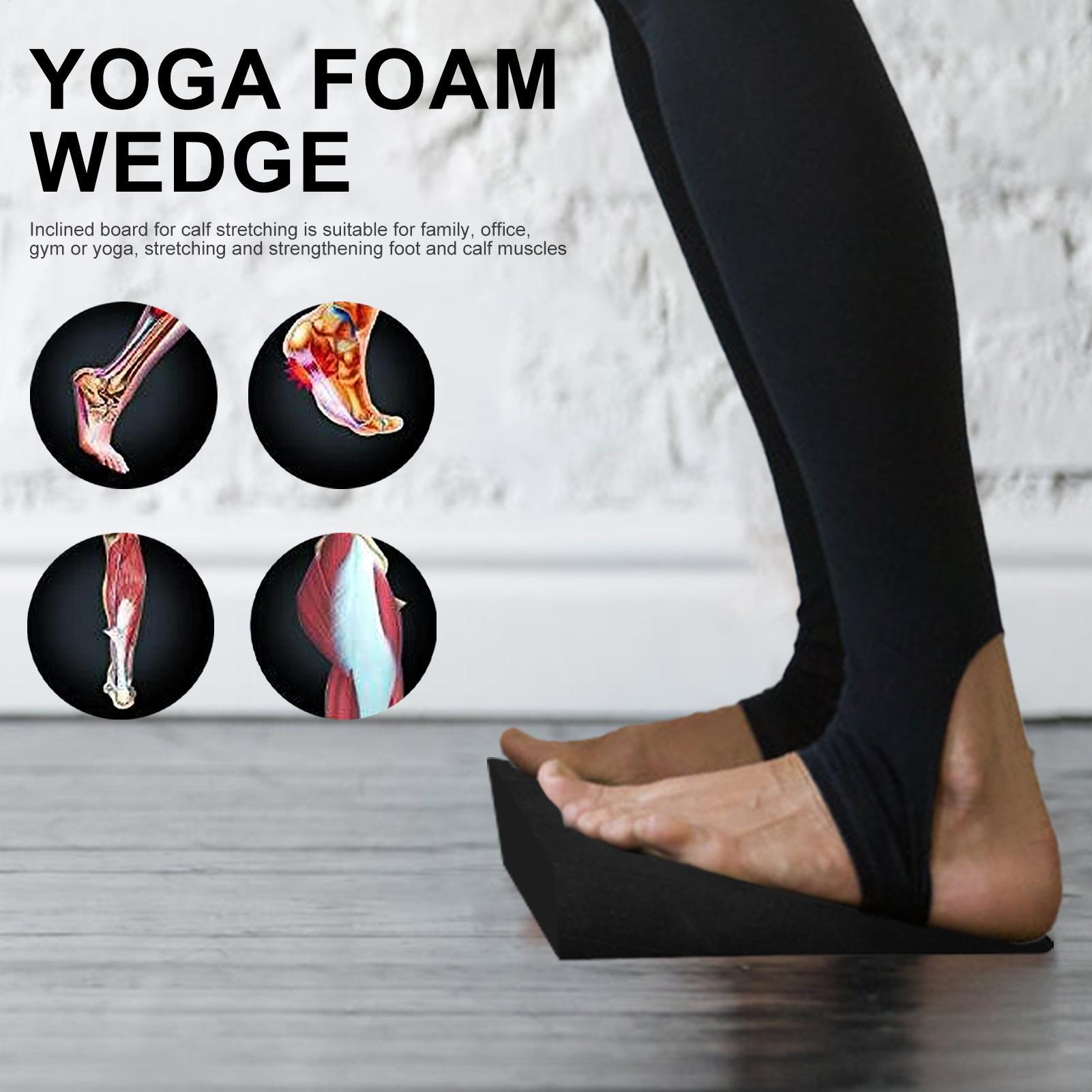 1 Pasang Blok Yoga Wedge EVA F - Pilates Yoga Block Exercises ulasan dan harga