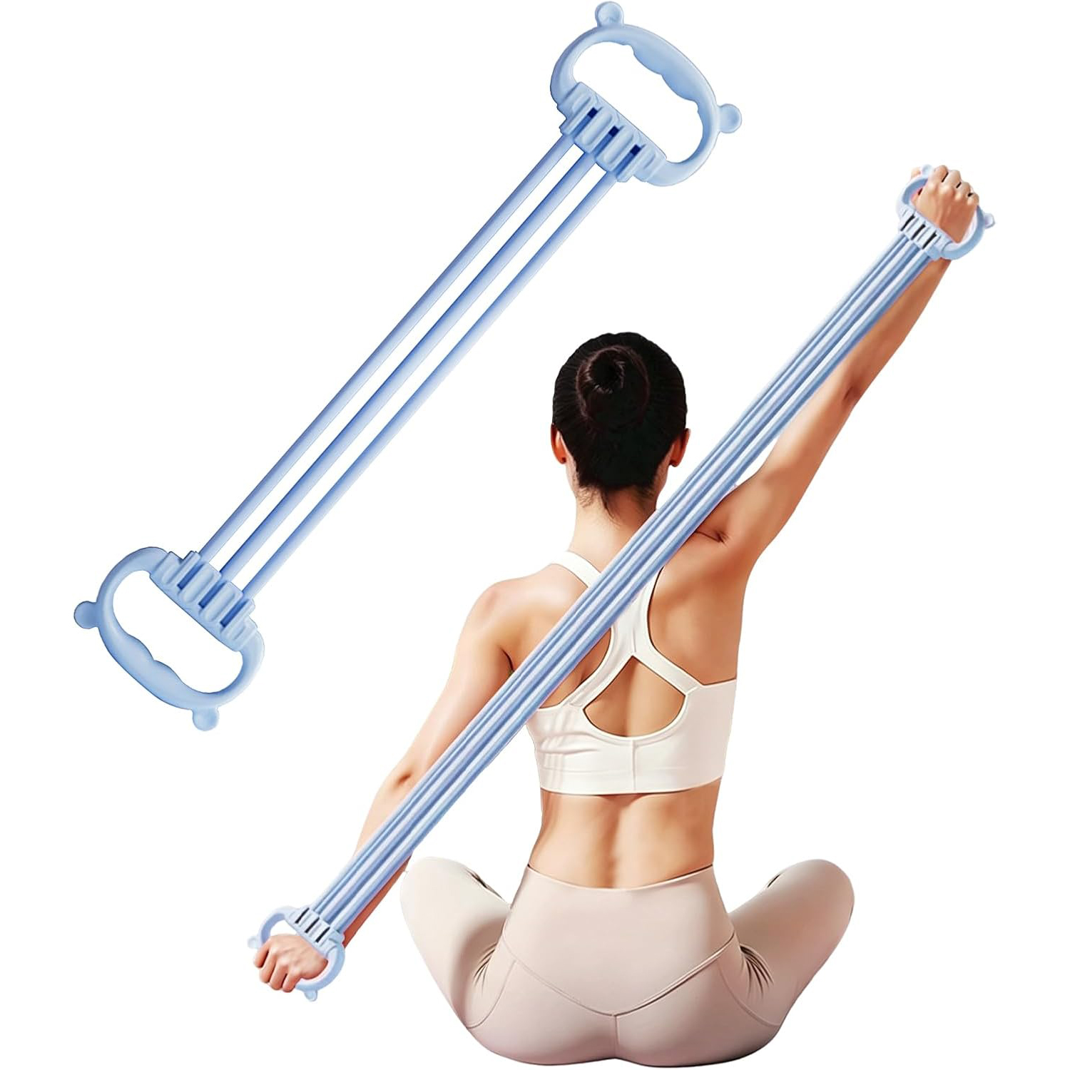 Pita Latihan Resistance Figure - Pilates Yoga Tone ulasan dan harga