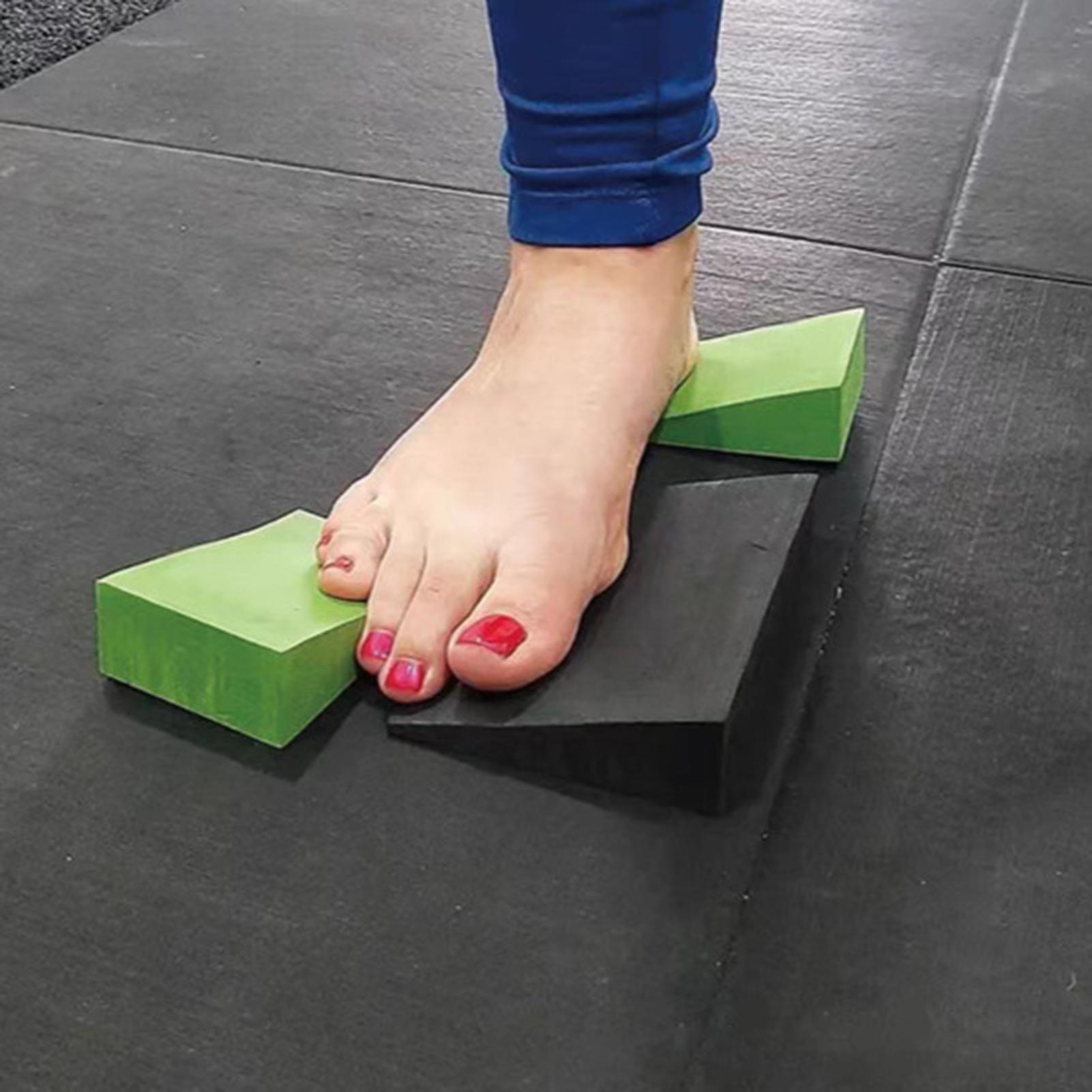 3 Buah Blok Yoga Wedge EVA Foa - Pilates Yoga Block Exercises ulasan dan harga