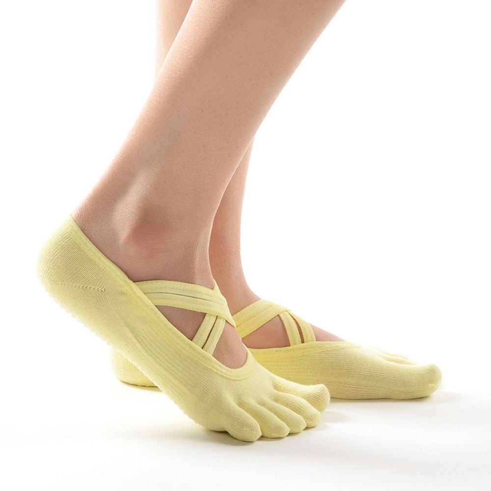 Kaos Kaki Yoga Lima Jari Wanit - Pilate Yoga Workout ulasan dan harga